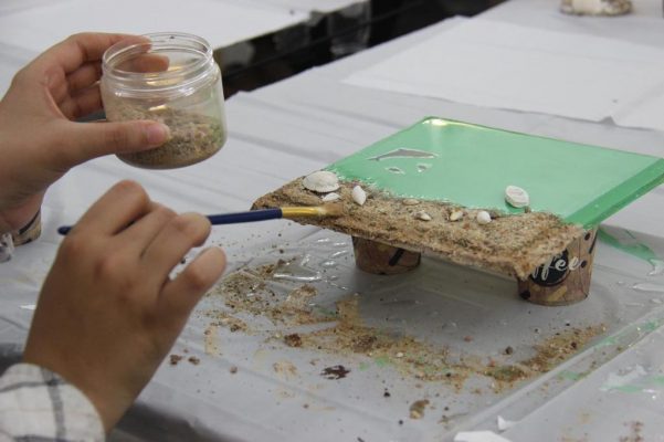 اختتام ورشة فن الريزن بثقافة وفنون تبوك 