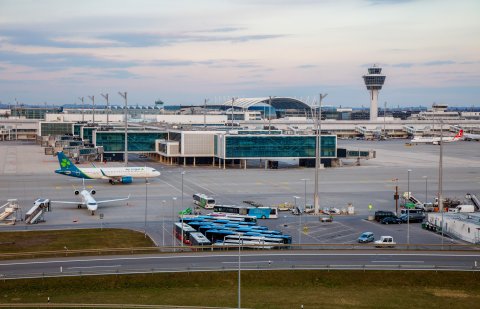 مطار میونیخ یفتتح صالة ركاب جديدة لشركات الطیران العربیة