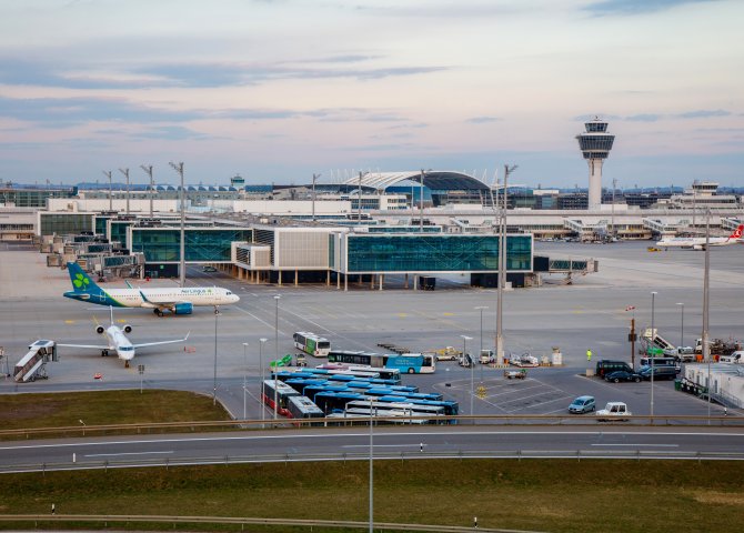 مطار میونیخ یفتتح صالة ركاب جديدة لشركات الطیران العربیة
