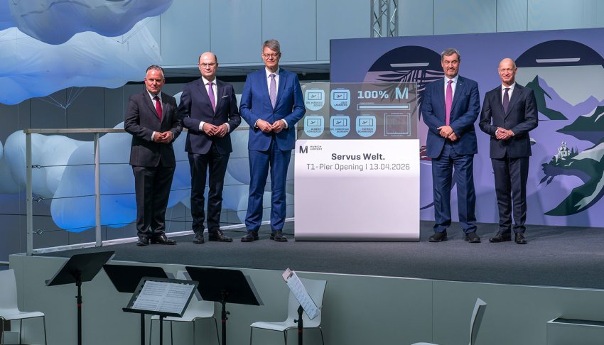 مطار میونیخ یفتتح صالة ركاب جديدة لشركات الطیران العربیة