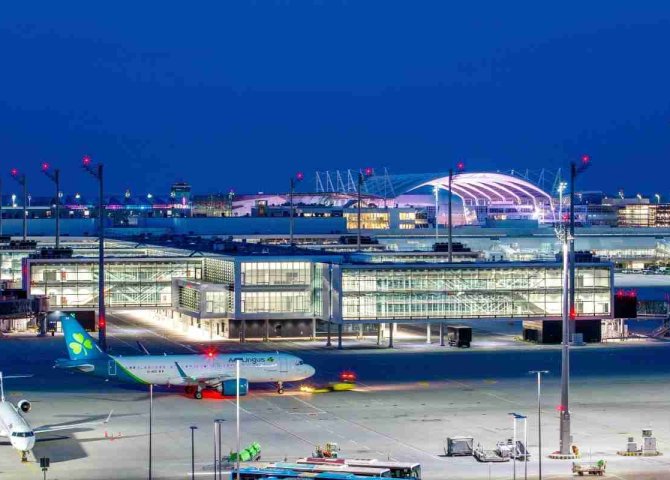 مطار میونیخ یفتتح صالة ركاب جديدة لشركات الطیران العربیة
