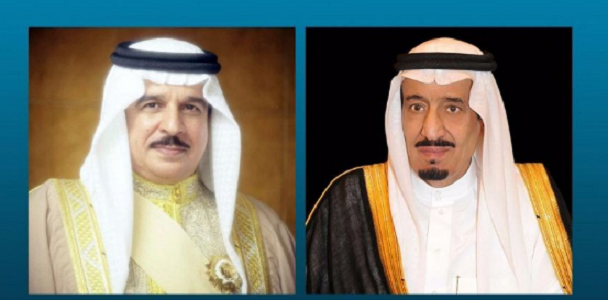 خادم الحرمين الشريفين وملك البحرين