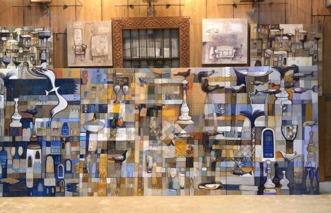 أتيليه جدة ينظم معرض "جداريات 19" للفنان التشكيلي فهد خليف