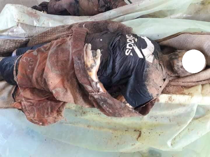 أحد ضحايا الجريمة التي وقعت في ليبيا