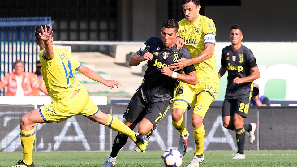 يوفنتوس يستهل مشواره بفوز صعب في الظهور الأول لرونالدو