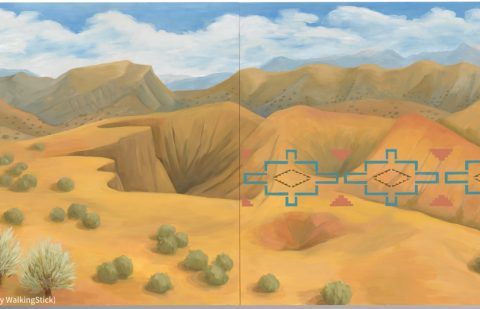 تراث سكان أميركا الأصليين يتجلّى في لوحات المناظر الطبيعية