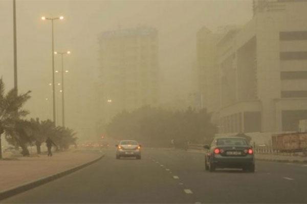 استمرار نشاط الرياح المثيرة للأتربة