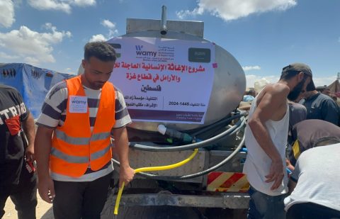 الندوة العالمية للشباب الإسلامي تنفذ حملة إغاثية في قلب غزة