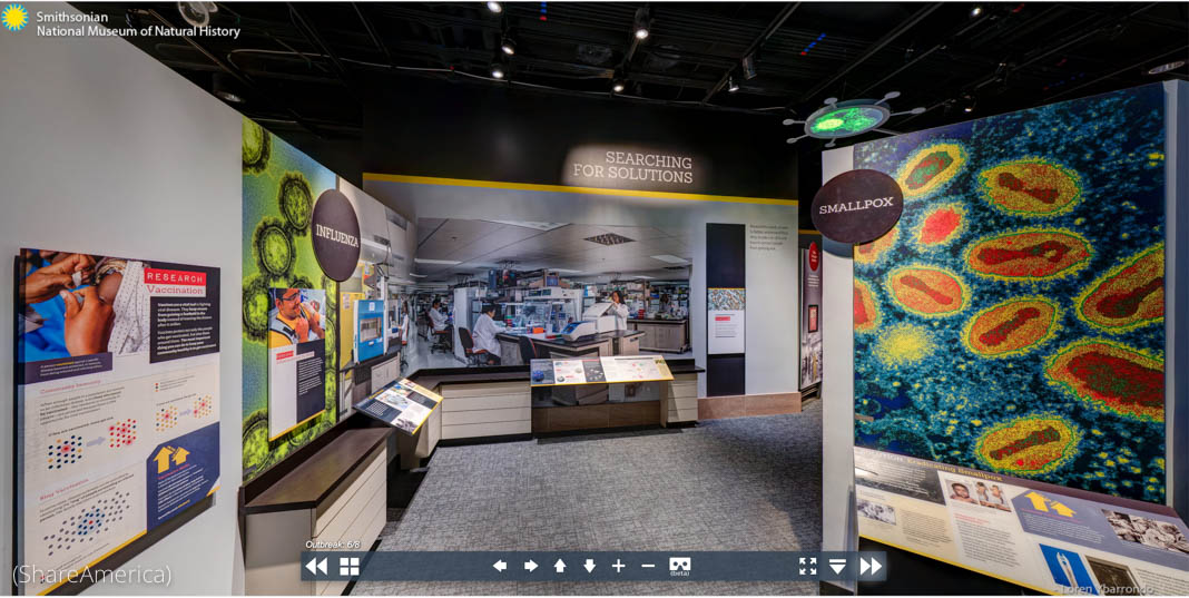 معرض عن الأوبئة متاح عبر الإنترنت2