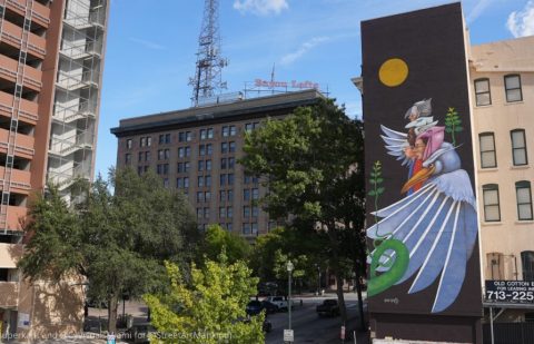 معرض لوحات جدارية في شوارع هيوستن يلفت الانتباه لقضايا عالمية